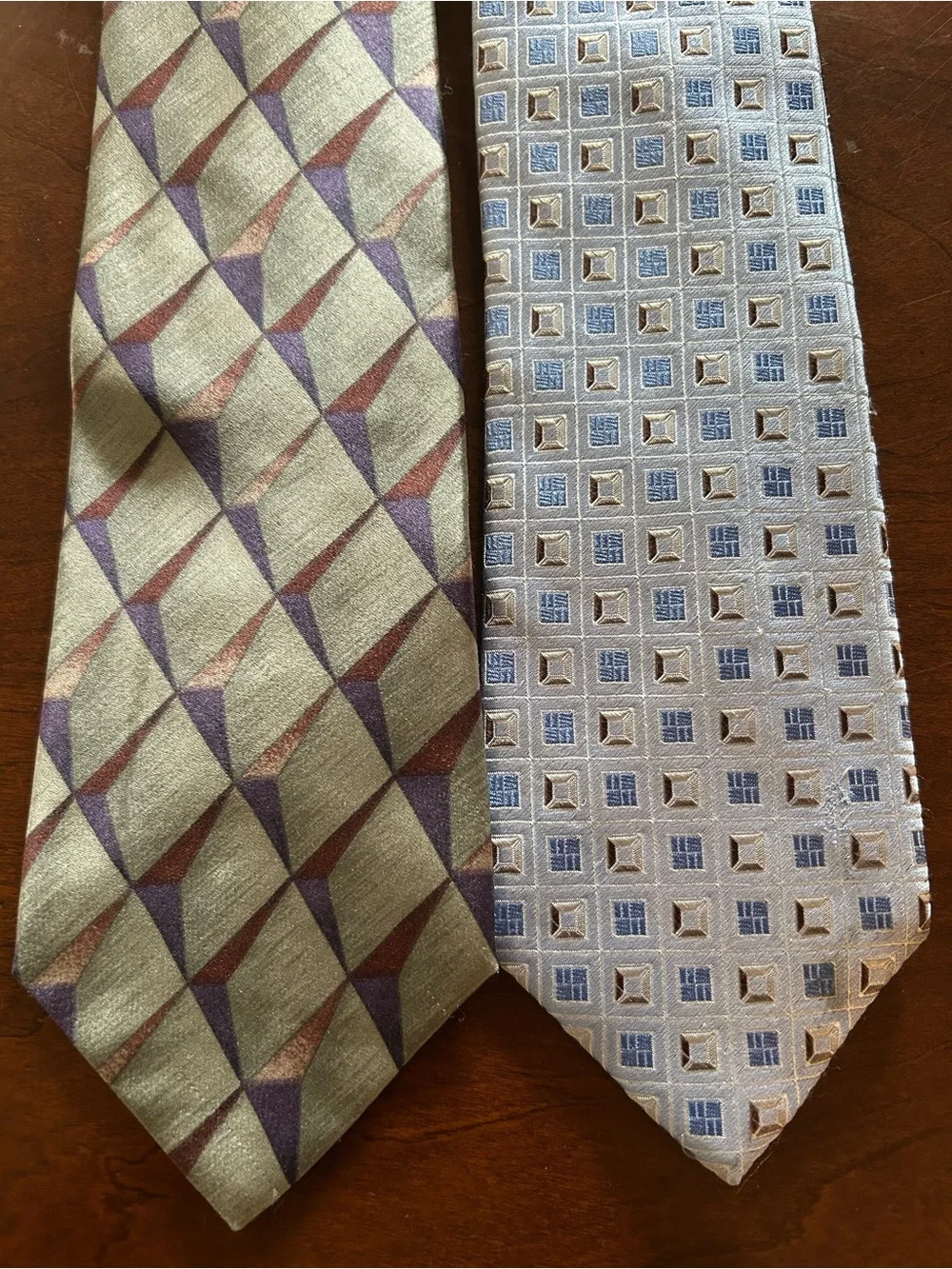 One Halston III and one Joseph Abboud Silk Men's Ties